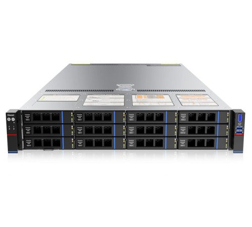 Серверная платформа Gooxi SL201-D12R-NV-G4 2U 2*LGA4677 up to 350W / 32*DDR5 / 12*3.5 SAS/SATA/NVMe+2*2.5 rear SAS/SATA +2*2.5 NVMe / 6*FH PCIe / IPMI 2.0 / AST2600 / 2*M.2 SATA 2280-110 / 2*OCP 3.0 (5.0x8) / 2*VGA / 4*USB 3.0 / 2*1300W / NoRail(id 36244)