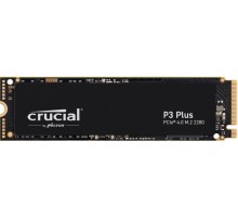 Crucial SSD P3 Plus, 2000GB, M.2(22x80mm), NVMe, PCIe 3.0 x4, QLC, R/W 5000/4200MB/s, IOPs н.д./н.д., TBW 440, DWPD 0.1 (id 25537)