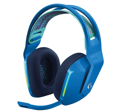 Гарнитура Logitech Headset G733 LIGHTSPEED Wireless RGB Gaming BLUE Retail (981-000943) (id 2672)