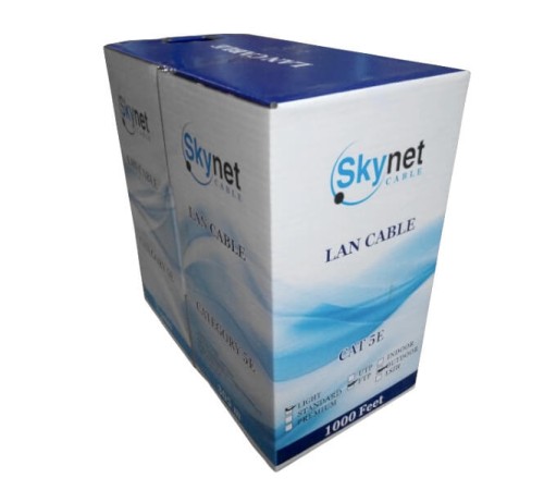 Кабель Skynet Light FTP2 cat.5е одножильный 305м Cu для наружных работ черный (65688) 1693117
