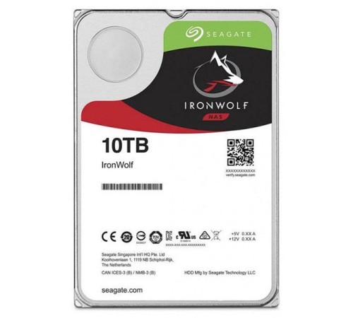 Жёсткий диск Seagate 10Tb IronWolf (ST10000VN0008)