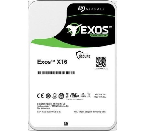 Жёсткий диск Seagate Exos X16 HDD 14TB (ST14000NM001G)