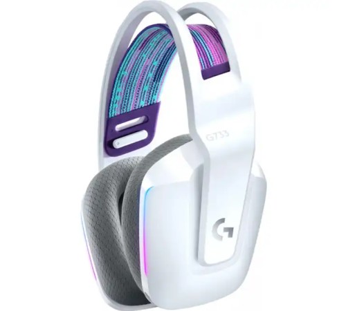 Наушники Logitech G733 LIGHTSPEED Wireless RGB Gaming Headset - WHITE 981-000883 Наушники Logitech G733 LIGHTSPEED Wireless RGB Gaming Headset - WHITE 981-000883