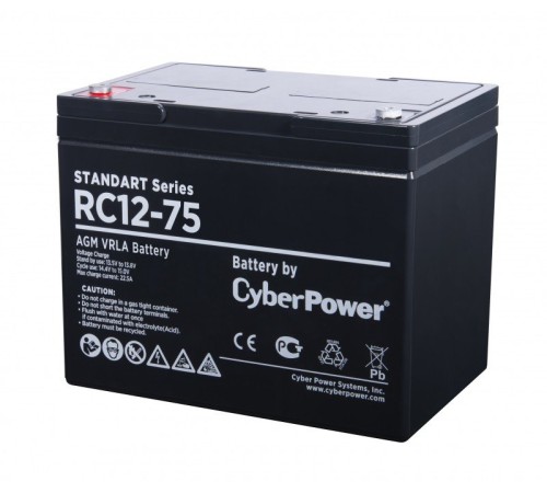 Аккумулятор CyberPower 12V 75Ah (RC 12-75)