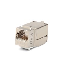 Вставка Keystone Jack RJ-45 (8P8C) Hyperline KJNE-8P8C-C6-90-SH-F-WH