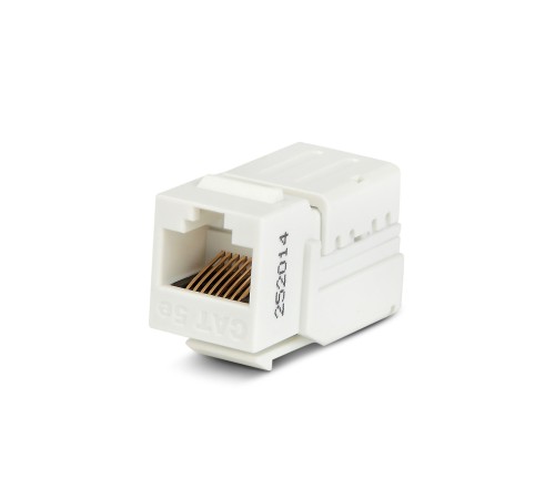 Вставка Keystone Jack RJ-45 (8P8C) Hyperline KJNE-8P8C-C5e-90-WH