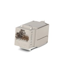 Вставка Keystone Jack RJ-45 (8P8C) Hyperline KJNE-8P8C-C6A-90-SH-F-WH