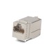 Вставка Keystone Jack RJ-45 (8P8C) Hyperline KJNE-8P8C-C6A-90-SH-F-WH