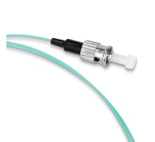 Пигтейл волоконно-оптический MM 50/125 (OM3) ST 1 м LSZH Hyperline FPT-B9-503-ST/PR-1M-LSZH-AQ