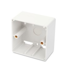 Коробка для настенного монтажа 80x80x45 мм французский стандарт Hyperline MB-E-35