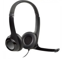 Наушники Logitech USB-гарнитура H390 с шумоподавляющим микрофоном 981-000406