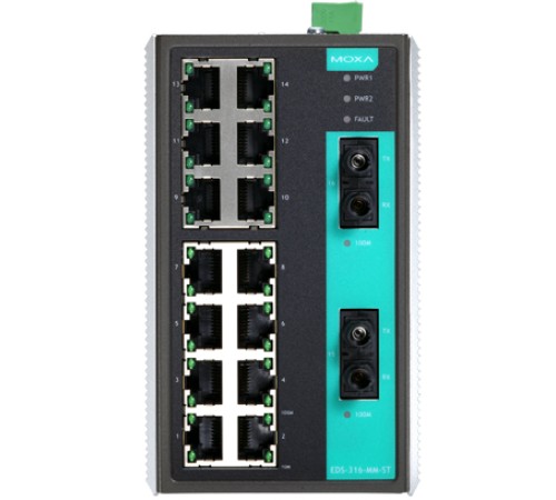 Коммутатор Moxa EDS-316-MM-ST