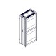 Шкаф Systeme Electric , серия Uniprom, 48U-600/1070, боковые панели 4шт, черный Electric UR3107