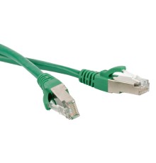 Патч-корд Hyperline PC-LPM-STP-RJ45-RJ45-C5e-0.5M-LSZH-GN