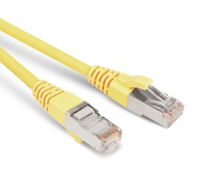Патч-корд Hyperline PC-LPM-STP-RJ45-RJ45-C5e-0.5M-LSZH-YL
