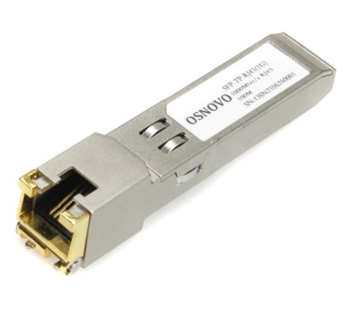 Трансивер Osnovo SFP-TP-RJ45 (1G) SFP-TP-RJ45(1G)