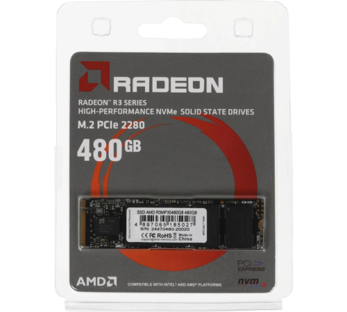 Накопитель SSD 480Gb AMD R3 Series R3MP30480G8