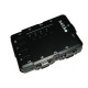 KVM Переключатель Netko настольный 4 порта PS2+аудио в комплекте: 2 кабеля 1.8м (NLСVPA18) черный NCS-41CA (54957)