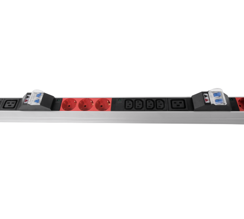 Верт блок розеток Rem -3x32 3 фазы 32A 6 авт инд 9 S 12 C13 C19 1420 мм вх IEC 309 шнур 3м Rem R-3X32-9S-12C13-3C19-A-I-1420-3-3PN 30112232203