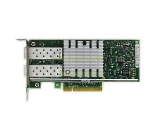 Сетевой адаптер Intel Ethernet Server Adapter X520-DA2 10Gb Dual Port, SFP+, transivers no included, LP and FH brackets included, bulk, (analog E10G42BTDABLK) 1 year (id 34605)