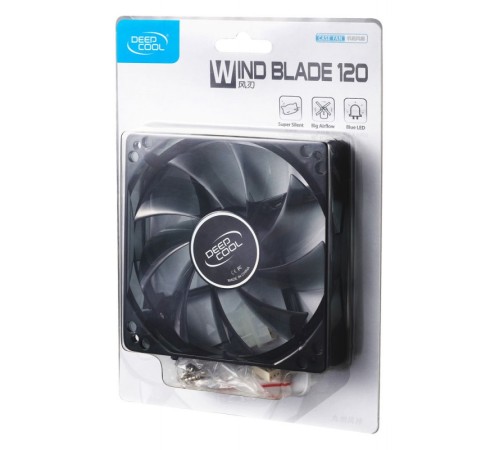 Вентилятор для корпуса DeepCool Wind Blade 120 LED DP-FLED-WB120