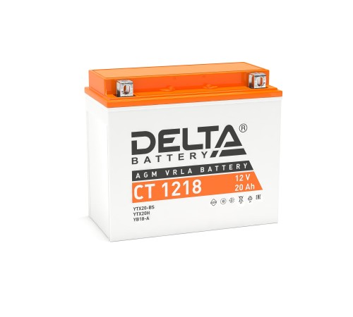Стартерный аккумулятор Delta Battery CT 1218 3401010030025