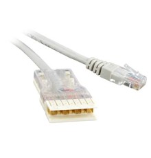 Патч-корд 110 тип - RJ-45 4 пары Cat.5e LSZH 2 м серый Hyperline PC-110-RJ45-4P-C5e-2M-LSZH-GY