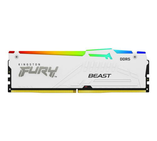Оперативная память 16Gb DDR5 6000MHz Kingston Fury Beast White RGB KF560C40BWA-16 Оперативная память 16Gb DDR5 6000MHz Kingston Fury Beast White RGB KF560C40BWA-16