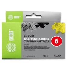 Картридж струйный Cactus CS-BCI6Y