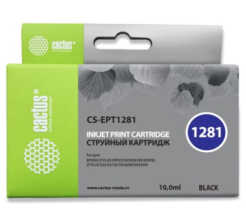Картридж струйный Cactus CS-EPT1281