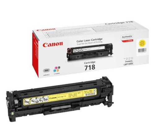 Тонер Canon 718Y 2659B002/014