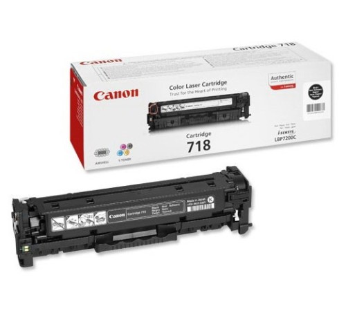 Картридж Canon 718 Black 2662B002