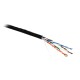 Кабель витая пара Hyperline UUTP4-C5E-P24-IN-LSZH-BK-305