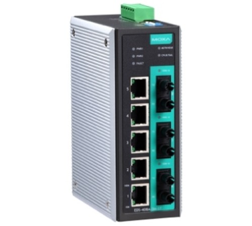 Коммутатор Moxa EDS-408A-3M-ST-T