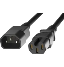 Шнур питания электрический силовой Tesla Power TP-PC-С14-C15-16A-1.5