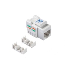 Модуль Keystone неэкранированный RJ45 cat.6, 90° 110/Krone тип под инструмент KE белый Netko Expert CKC KJ8B-C6-US/WHN (54137)