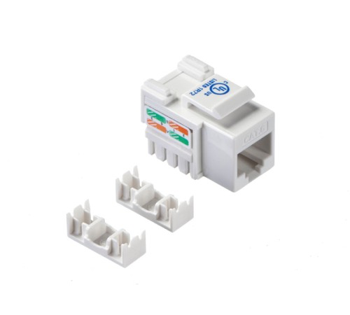 Модуль Keystone неэкранированный RJ45 cat.6, 90° 110/Krone тип под инструмент KE белый Netko Expert CKC KJ8B-C6-US/WHN (54137)