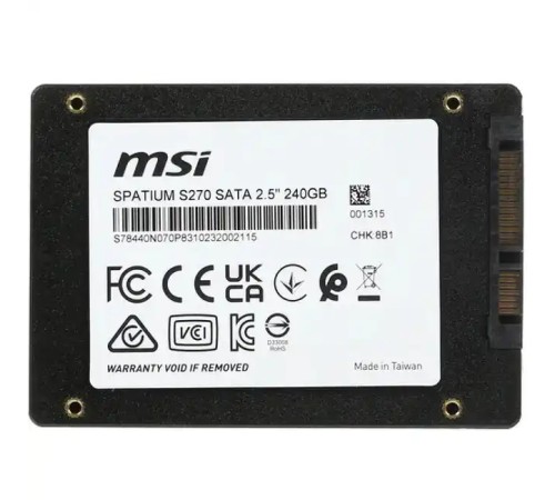 SSD MSI SPATIUM S270 S78-440N070-P83