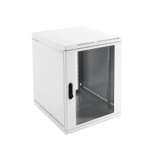 Шкаф телекоммуникационный настенный 12U (600x480) дверь стекло ЦМО ШРН-12.480 30144246703