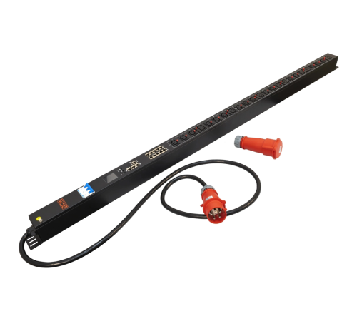 Блок розеток Powercom PDU-32AVMS24-18C3-6C9-3P