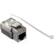Модуль Keystone экранированный RJ45 cat.6А 90° 110 тип под инструмент KE металлик Netko Expert CKC KJ32-C6A-FS (53968)