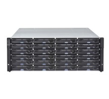Система хранения данных Infortrend EonStor DS 1000 Gen2 4U/24bay Dual controller, 2x12Gb SAS, 8x1G iSCSI + 2x host board, 2x4GB, 2x(PSU+FAN),2x(Super capacitor+Flash),1xRackmount(ESDS 1024R2C-C) (id 34357)
