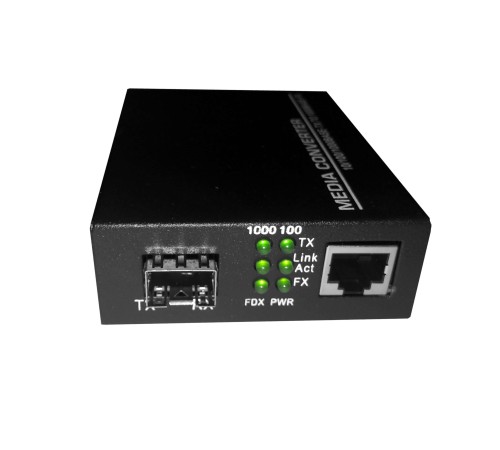 Медиаконвертер Netko WDM 10/100/1000-Base-T/100/1000Base-FX с SFP-портом WDM10/100/1000SFP (56994)