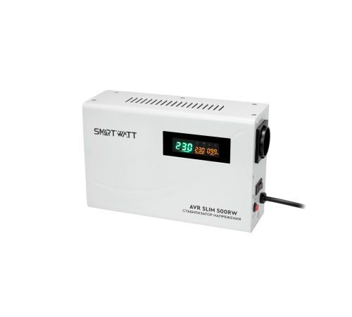 Релейный стабилизатор напряжения Smartwatt AVR SLIM 500RW 4512020310002 Релейный стабилизатор напряжения Smartwatt AVR SLIM 500RW 4512020310002