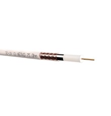 Кабель коаксиальный 3C-2V Netko 75 Ом (CU оплетка 32 нити СU) белый (100м) CXC-2493.0X.0B (51156)