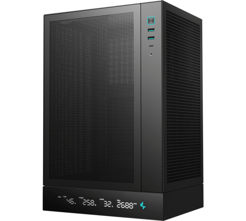 Корпус DeepCool CH170 DIGITAL Black R-CH170-BKNPI0D-G-1