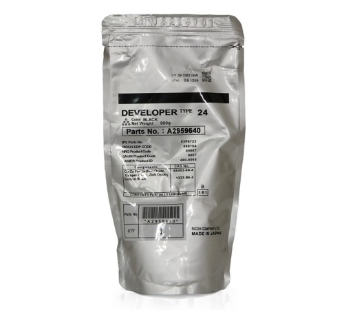 Черный девелопер Ricoh Developer Type 24 B0649640