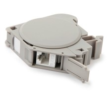 Крепление для Keystone Jack на DIN-рейку Hyperline FP-IE-DIN-KJ-1A-GY