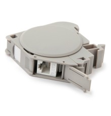 Крепление для Keystone Jack на DIN-рейку Hyperline FP-IE-DIN-KJ-1A-GY
