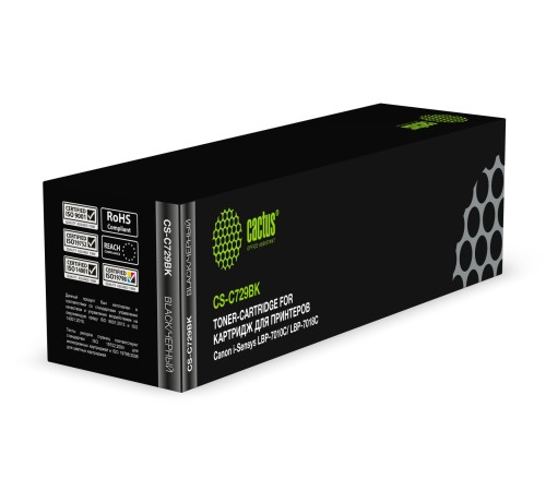 Картридж лазерный Cactus CS-C729BK